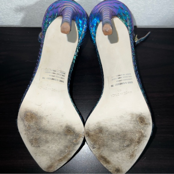 Steve Madden Turquoise Heels - Picture 5 of 5